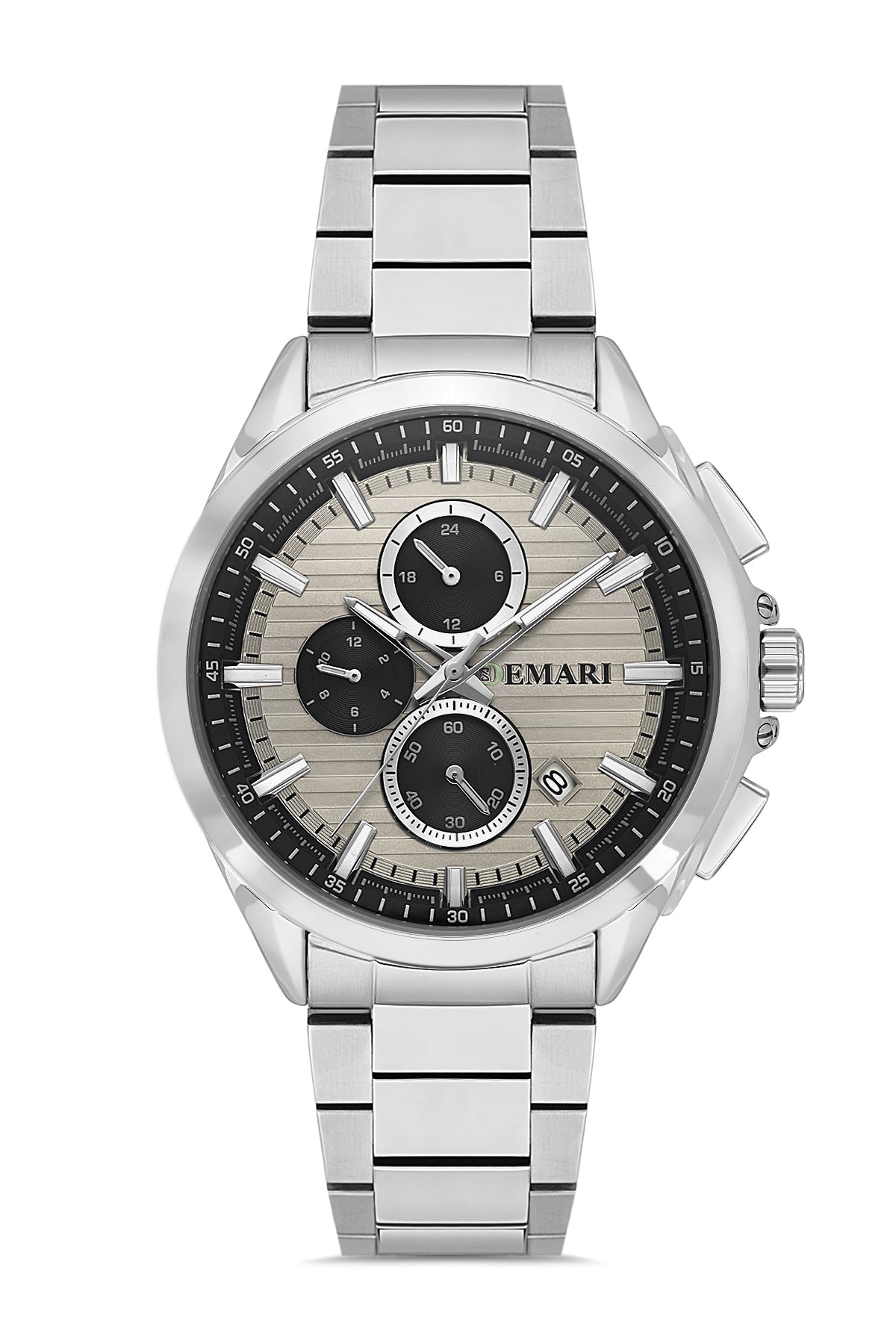 Erkek Kol Saati Quartz Mekanizma Multifunction Çelik Kordon Şampanya Kadran – DM-00118G-A9